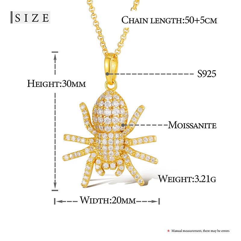 TUHE Unisex High Quality VVS1 Moissanite Iced Out Shark Pendant 18k electroplating For Men Women Hip Hop Jewelry Gift