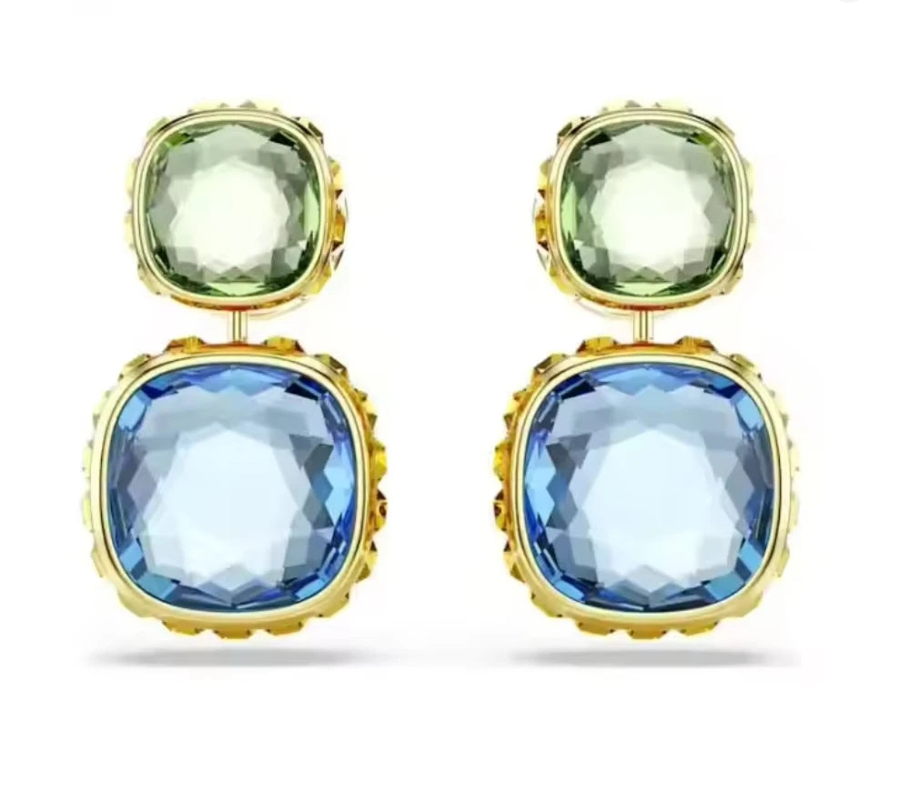 2025 New Hot Selling High-end Design Necklace Pendant Earrings Bracelet Jewelry Set Dopamine Color Scheme Simple and Generous